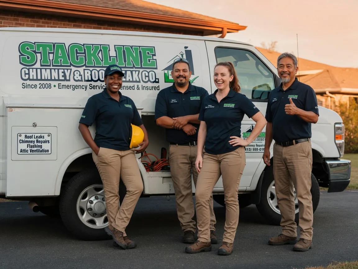 Chimney flashing repair company in Santa Rosa, TX